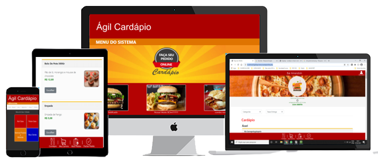 Telas do Ágil Cardápio